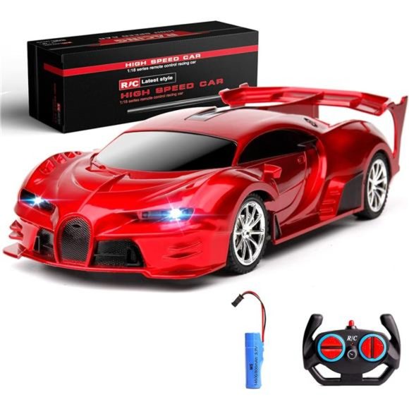 RemoteControl Car 2.4Ghz Rechargeable High Speed 1/18RC Cars Toys for Boys Girls - Picture 1 of 6
